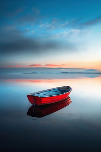 Boat on peaceful waters