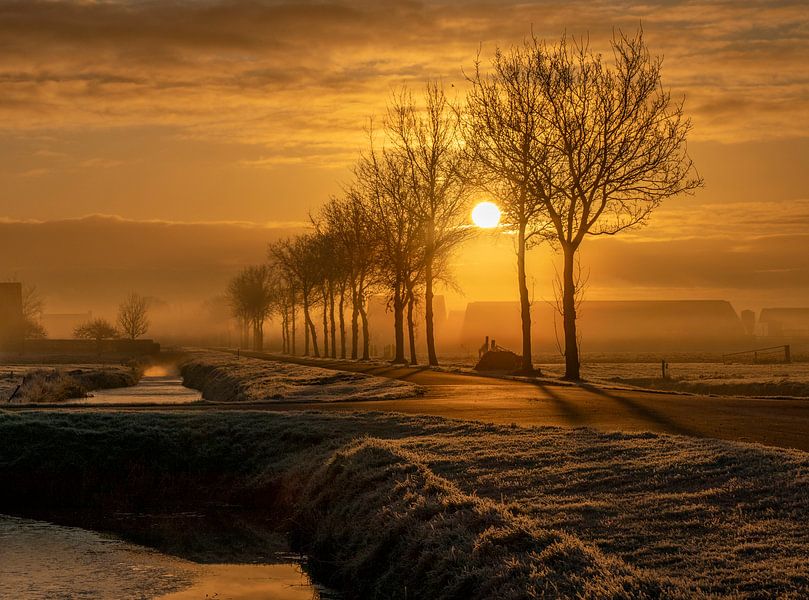 Sonnenaufgang von Connie de Graaf