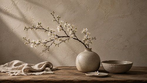 Sérénité des fleurs rustiques
