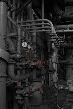 Schwarzweiß mit Rot