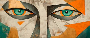 Looking into the unknown - Eyes of art by Poster Art Shop