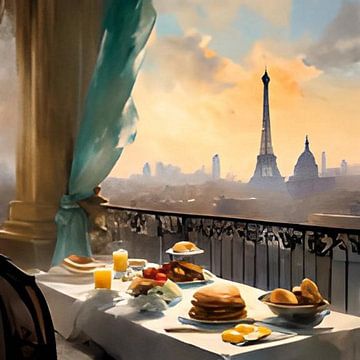 Breakfast in Paris by Gert-Jan Siesling