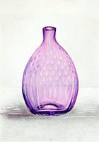 Heldere Bloemenvaas Aquarel