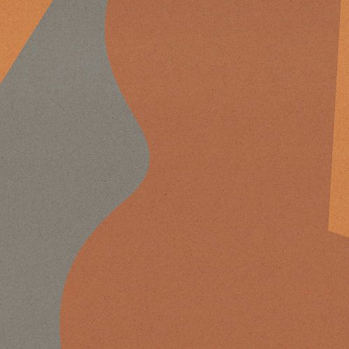 Organische en geometrische abstracte vormen nr. 9