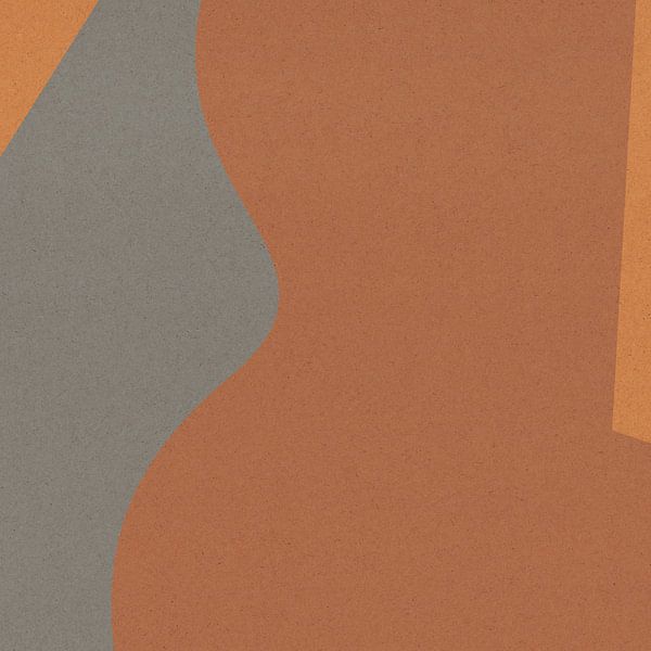 Organic and geometric abstract shapes no. 9 by Dina Dankers
