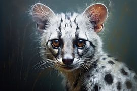 Realistic Leopard | Silent Attention by ARTEO Paintings