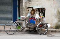 Pedicab in Bangkok by Rick Van der Poorten thumbnail