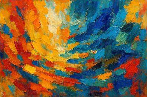 Expressieve werveling met textuur