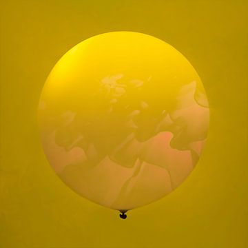 Moderne Abstraktion. Minimalismus. Senffarbe.