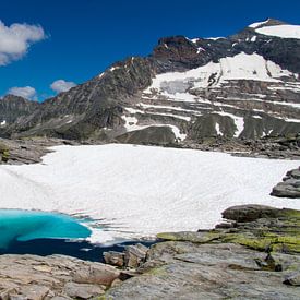 Glacier in the Austrian Alps by J Y