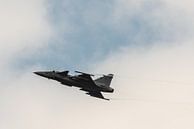 SAAF Gripen C gevechtsvliegtuig militair. van Brian Morgan thumbnail