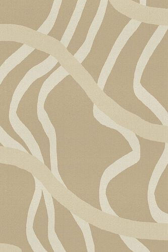 Kalm penseelwerk in natuurlijke tinten