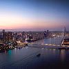Skyline Rotterdam van Claire Droppert
