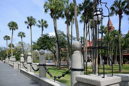 De palmtuin van Flagler College
