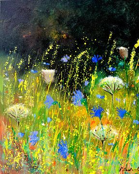 Wilde zomerbloemen van pol ledent