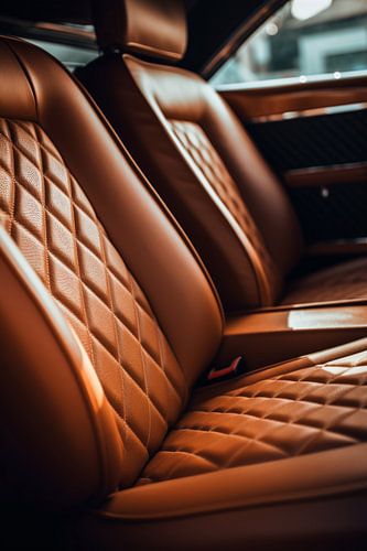 Brown back seat