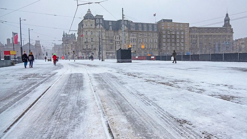 Snowy Amsterdam in winter by Eye on You