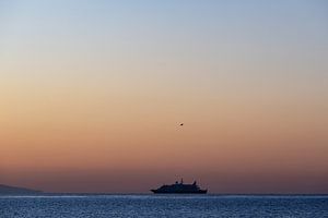 Sonnenaufgang am Strand von Malaga Andalusien!