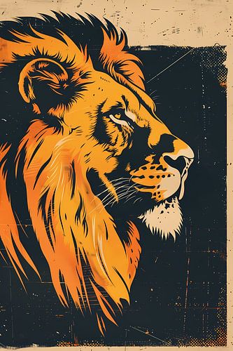 Portret van een Gouden Leeuw