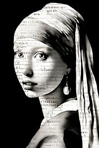 Girl with a Pearl Earring by PixelMint.