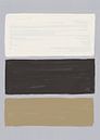 Colour Block #1 | White, Black, Brown by Bohomadic Studio thumbnail