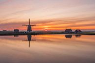 Coucher de soleil au nord de l'usine Texel par Texel360Fotografie Richard Heerschap Aperçu