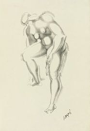 Aktzeichnung im Stil von Auguste Rodin von Peter Balan