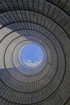 Cooling tower IM - To the light by Steven Dijkshoorn
