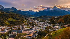 Coucher de soleil à Berchtesgaden sur Henk Meijer Photography