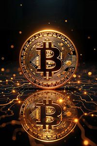 Fantasy Wall Art: BITCOIN NETWORK - The powerful cryptocurrency