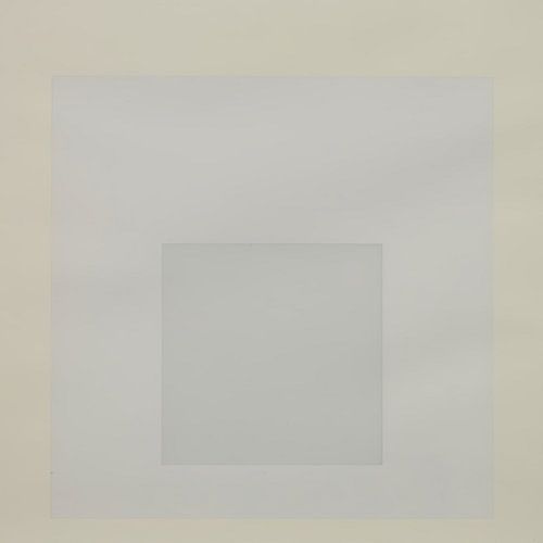 Josef Albers - Homage to the Square, Silvir Grey, Haute résolution