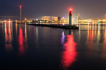 Sur la jetée nord, la nuit sur Severin Frank Fotografie