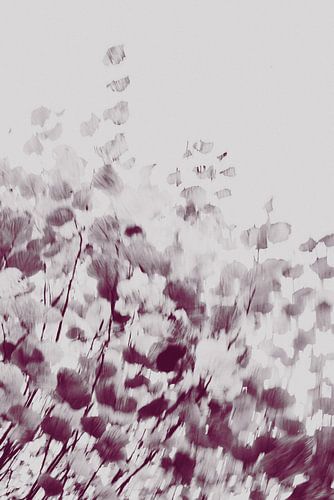 Zweige und Blätter in Bewegung