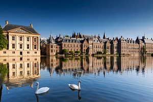 Regeringsgebouwen aan de Hofvijver in Den Haag van gaps photography