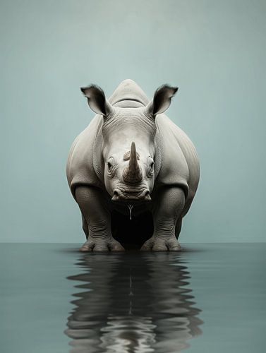 Silence Before the Storm: The Thoughtful Rhinoceros