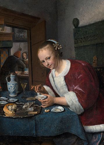 Het oestereetstertje, Jan Steen