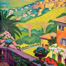 View on Vence by Marja van den Hurk