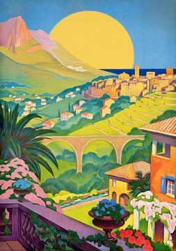 View on Vence by Marja van den Hurk