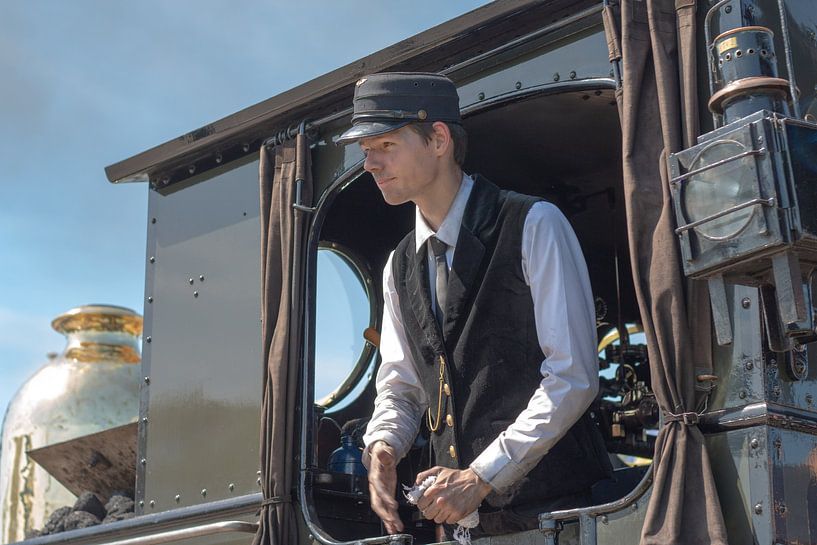 stoomtrein Medemblik-Hoorn van Jan Mulder