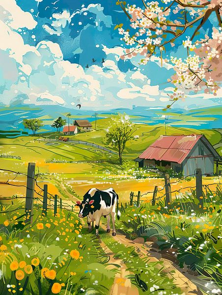 Duits landschap van PixelPrestige