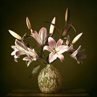 Blumen Stillleben Vintage Lilien