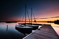 Sailboats at dawn