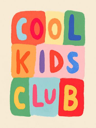 Cool Kids Club – Vrolijke retro-lettertypes