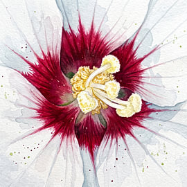 Blumenherz von True Nature Art