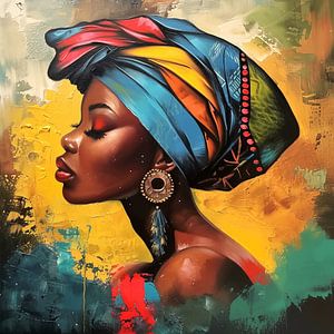 African woman by Black Coffee