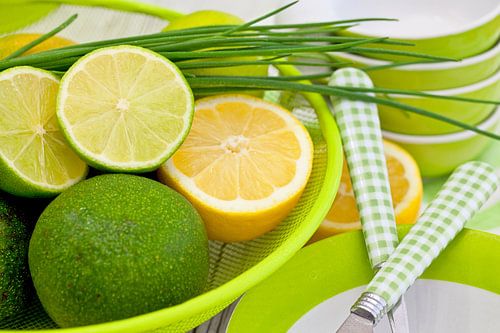 Zitrone und Limette Still