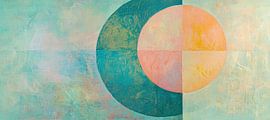 Pastel Overlap | Pastel Circles by Modern Collection
