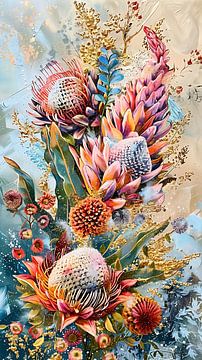 Australian wildflowers by PixelPrestige