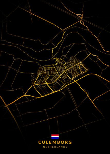 Culemborg City Map by Kenda Maruyama