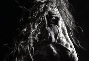 Paard portret | Fries paard van Karina Brouwer